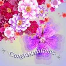 GIFT TAG Flowers in Bloom